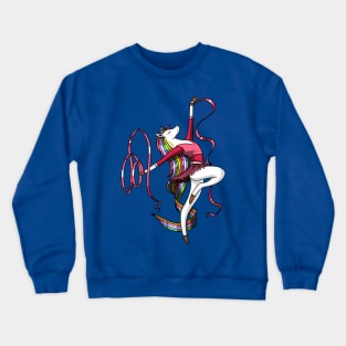 Unicorn Gymnast Crewneck Sweatshirt